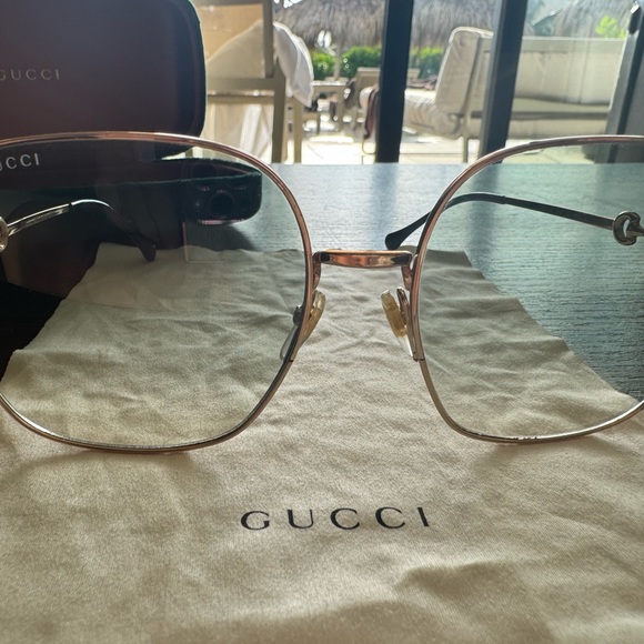 Gucci gold sunglasses - Picture 4 of 5